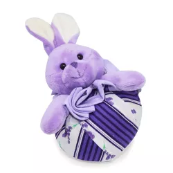 Bunny Pouch – Refillable Lavandin Scented Ball Dark Purple