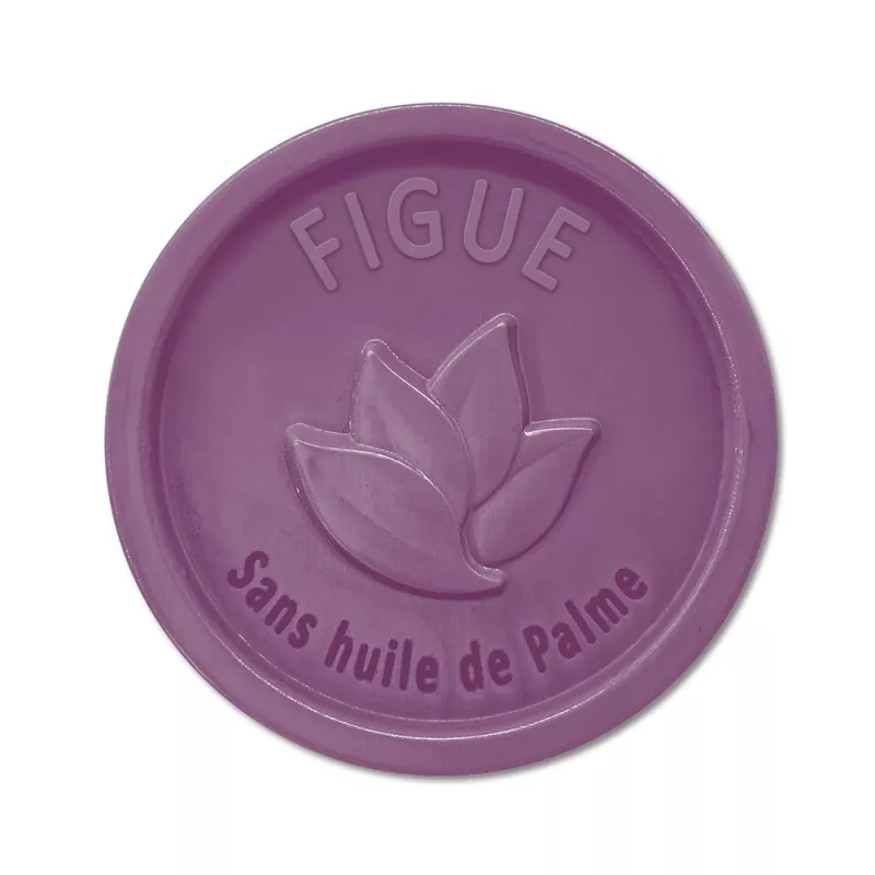 Savon rond 100g sans Huile de palme - Figue