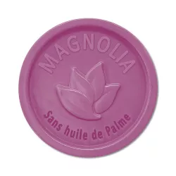 Savon Rond Magnolia - Sans huile de palme 100g | Boutique