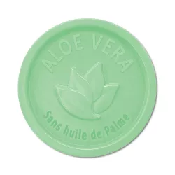 Round Aloe Vera Soap - Palm Oil Free 100g | Shop