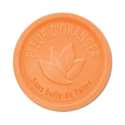 Round Orange Blossom Soap - Palm Oil Free 100g | Shop