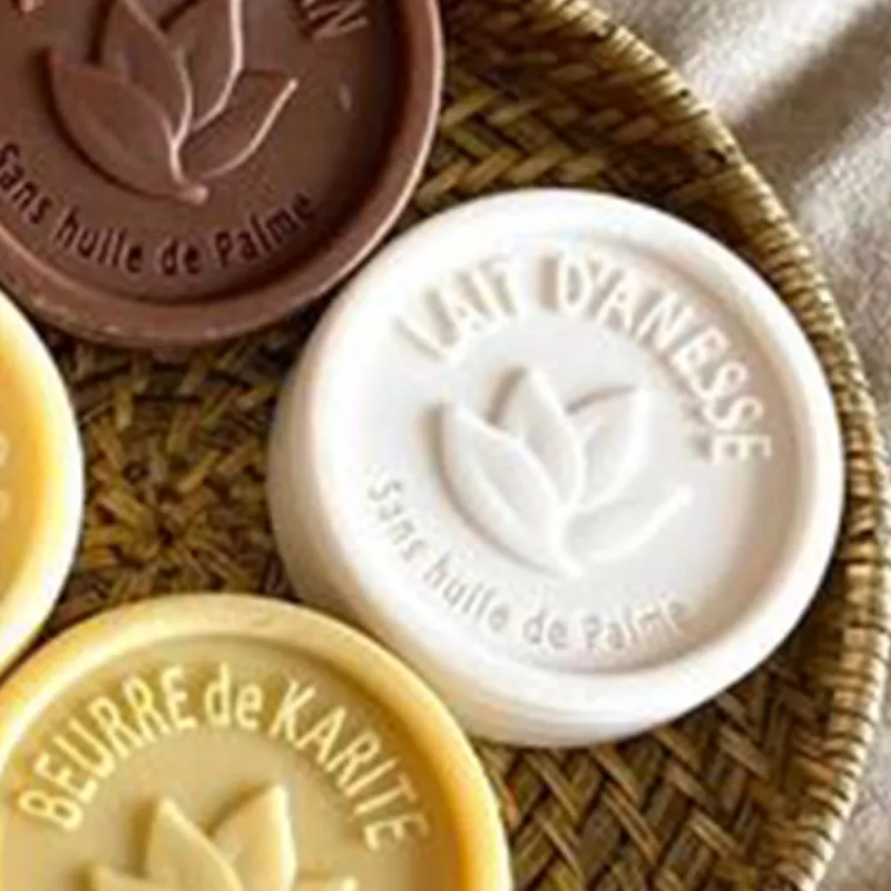 Savon Rond Lait Ânesse - Sans huile de palme 25g | Boutique