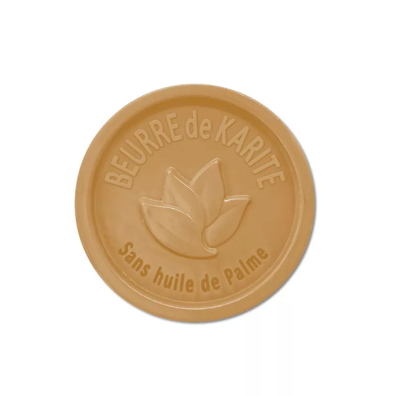 Savon rond 25g sans Huile de palme - Beurre Karité Savon rond 25g sans Huile de palme - Beurre Karité