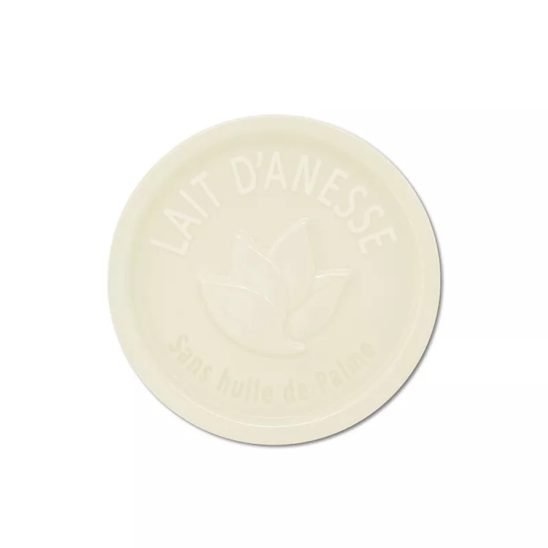 Savon rond 25g sans Huile de palme - Lait Ânesse