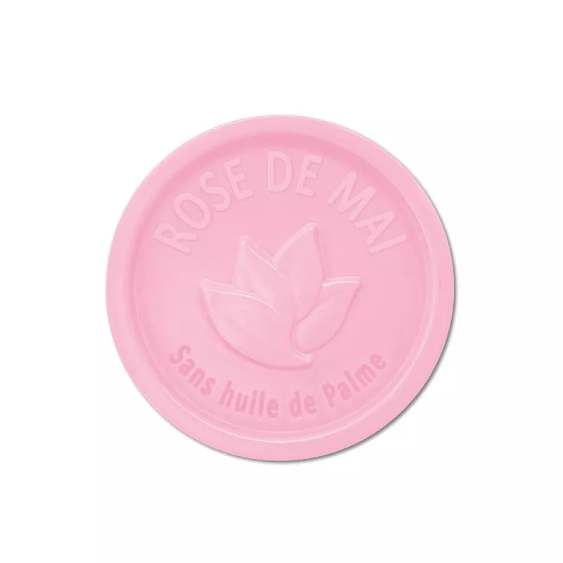 Savon rond 25g sans Huile de palme - Rose Savon rond 25g sans Huile de palme - Rose