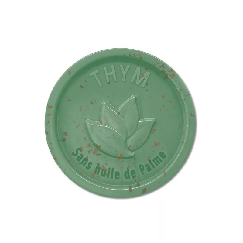 Savon rond Exfoliant 25g sans Huile de palme - Thym