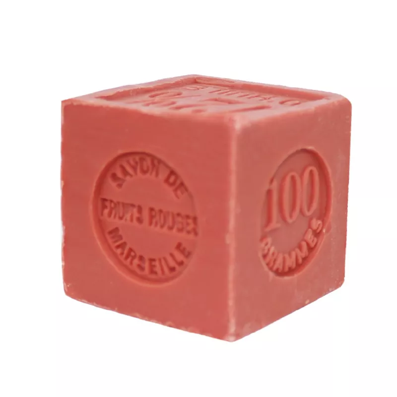 Savon Cube Fruits Rouges - 100g Savon Cube Fruits Rouges - 100g