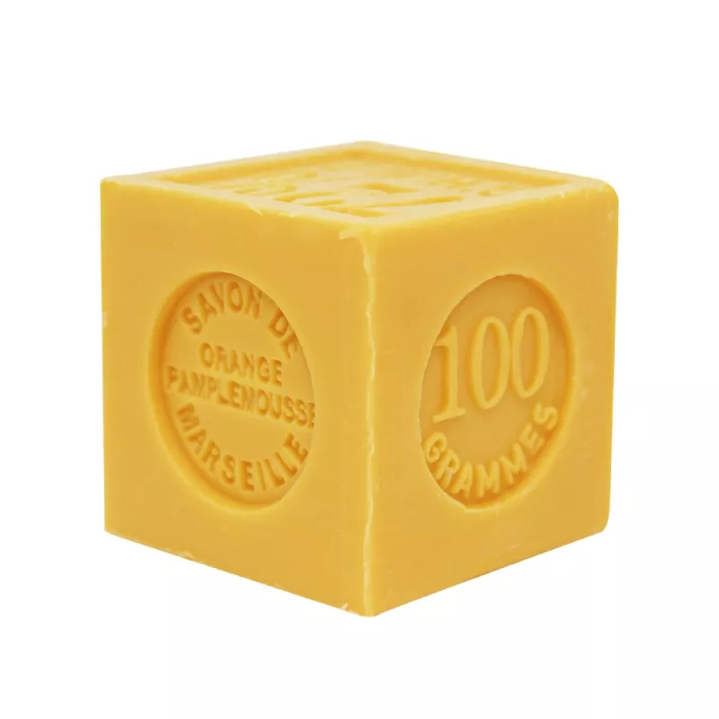 Savon Cube Orange Pamplemousse - 100g Savon Cube Orange Pamplemousse - 100g