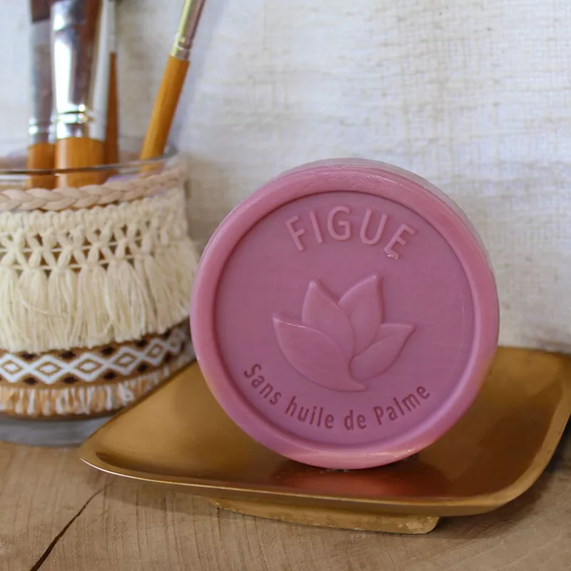 Savon Rond Figue - Sans huile de palme 100g | Boutique