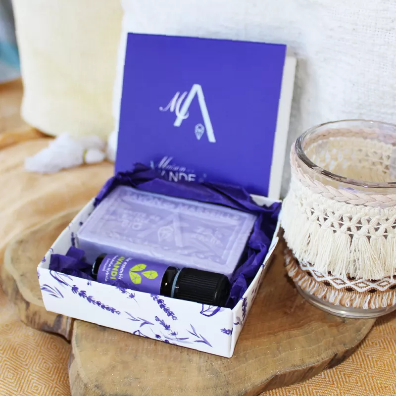 Coffret Huile essentielle de Lavandin & Savon à la Lavande | Boutique
