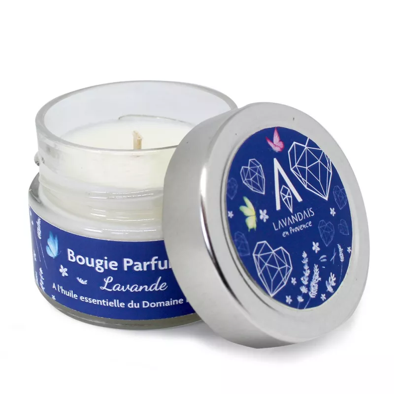 Bougie à la Lavande - Violet 100g Bougie à la Lavande - Violet 100g