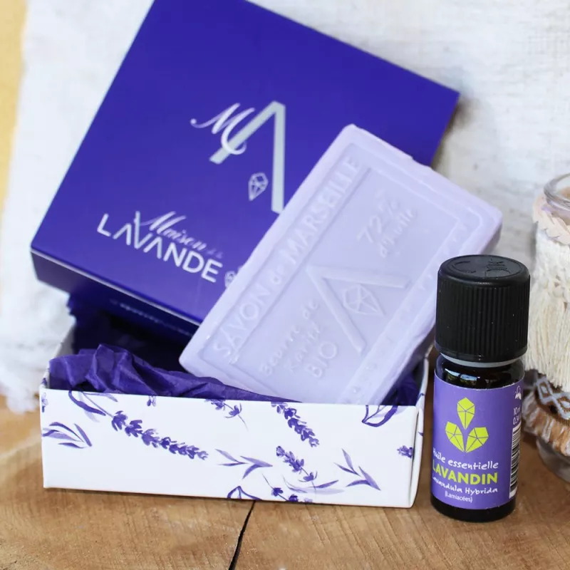 Lavandin Essential Oil & Soap Gift Set