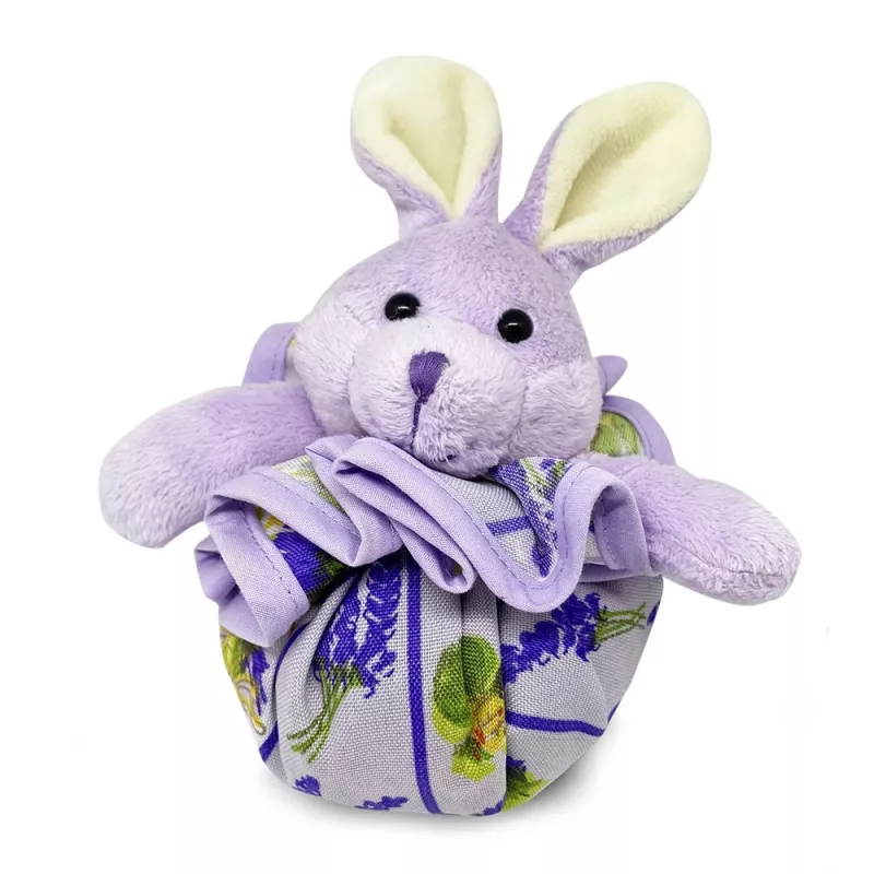 Lapin Aumonière - Boule Lavandin Violet Provençal Lapin Aumonière - Boule Lavandin Violet Provençal