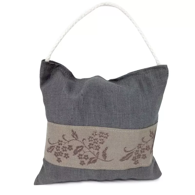 Sachet de Lavandin à suspendre Gris - 75g Sachet de Lavandin à suspendre Gris - 75g