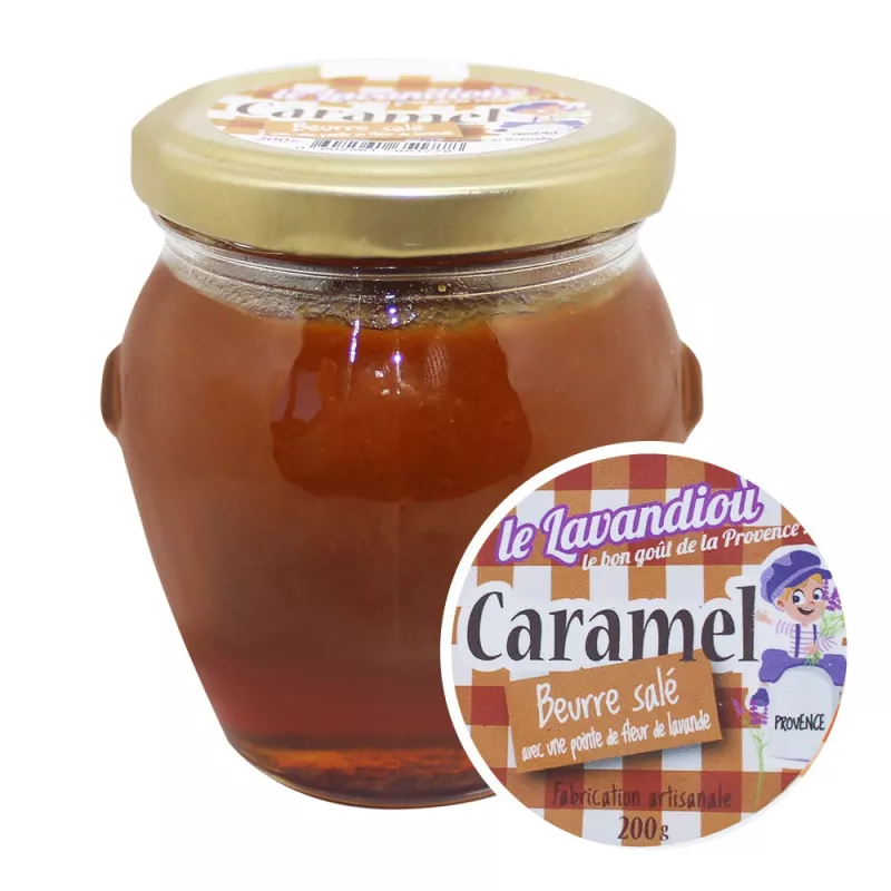 Crème de Caramel beurre salé & Lavande - 200g Crème de Caramel beurre salé & Lavande - 200g
