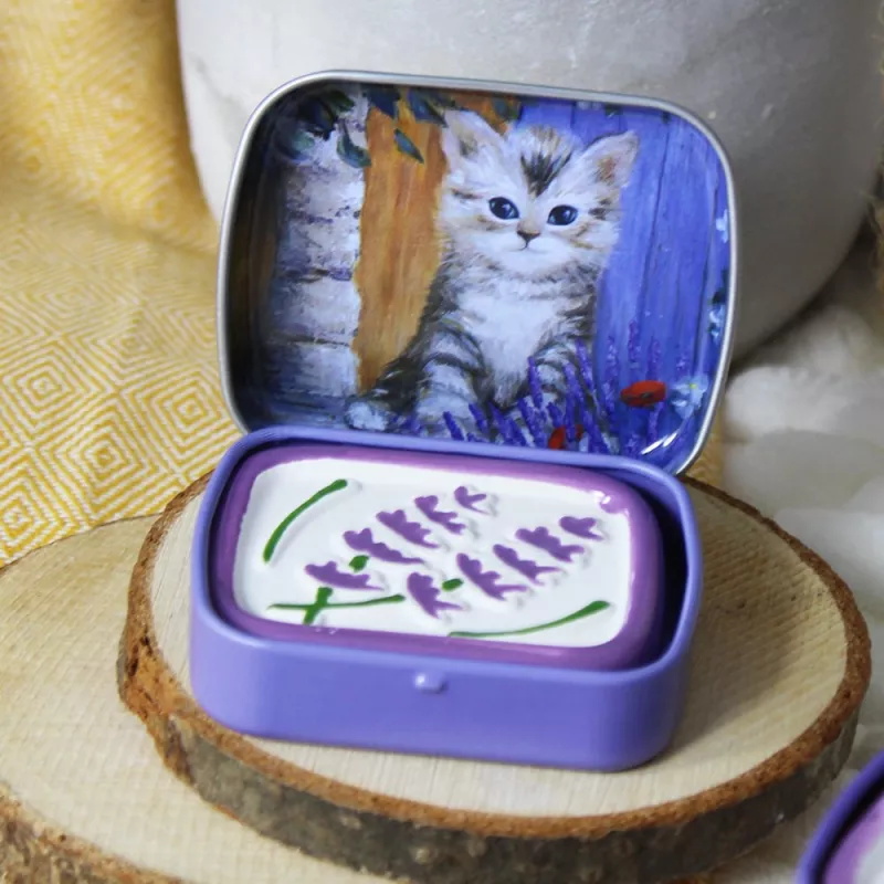 Diffuseur d'Huile essentielle Galet & Décor Chat
