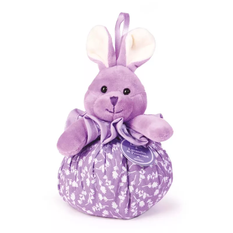 Lapin Aumonière - Boule Lavandin Violet Clair