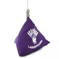Hanging Lavender Sachet - Purple Pyramid | Shop