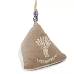 Hanging Lavender Sachet - Beige Pyramid | Shop