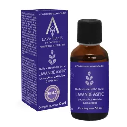 Huile essentielle de Lavande Aspic - 50 ml