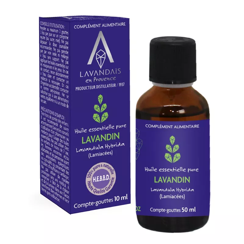 Essential Oil of Lavandin - Dropper 50 ml | Shop