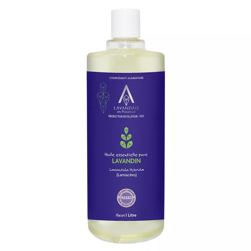 Huile essentielle de Lavandin - 1L Huile essentielle de Lavandin - 1L