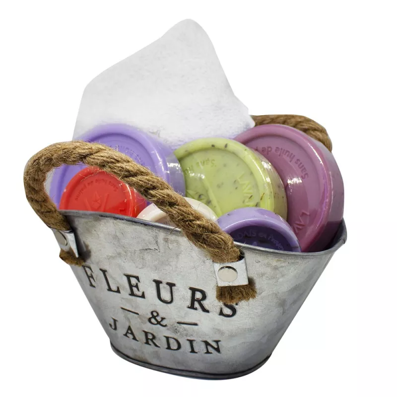 Coffret Provence - 6 Savons & 1 Serviette Invité Coffret Provence - 6 Savons & 1 Serviette Invité