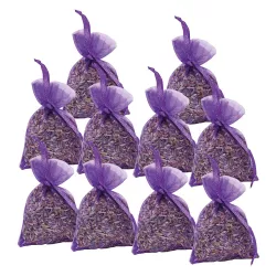 10 little bags of lavender - Purple Organza | Shop