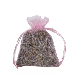 10 Lavender Sachets – Light Pink Organza | Shop