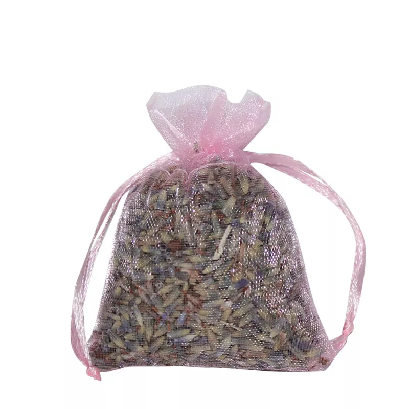 10 Sachets de Lavande - Coloris Organza Rose | Boutique