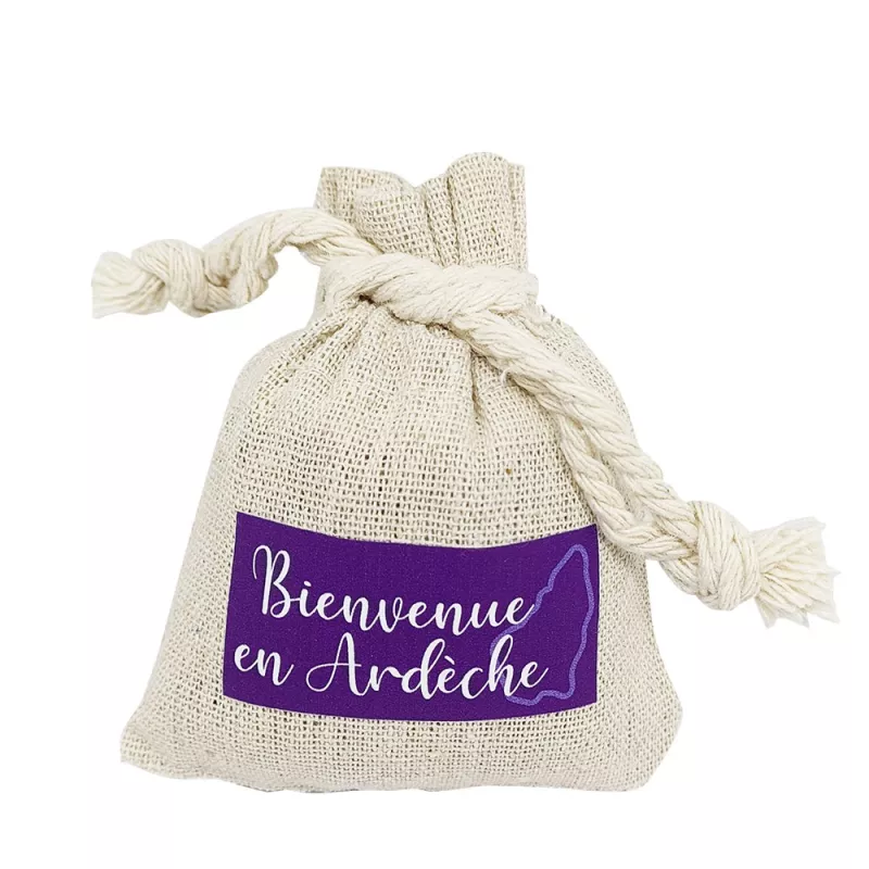 Sachet de Lavande Bienvenue en Ardèche - 8x10 cm