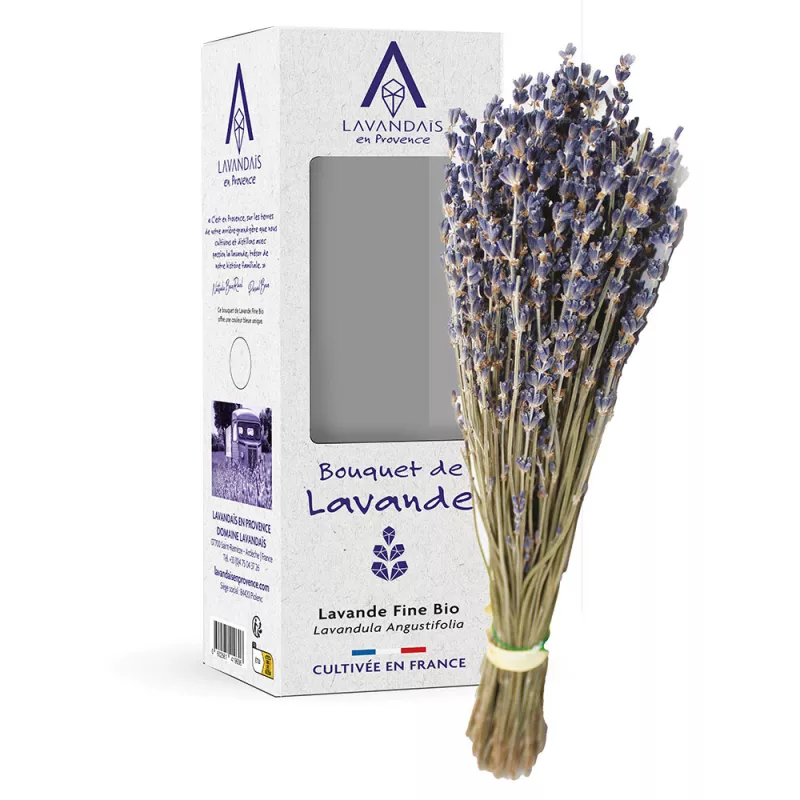 Bouquet de Lavande Fine avec Boîte