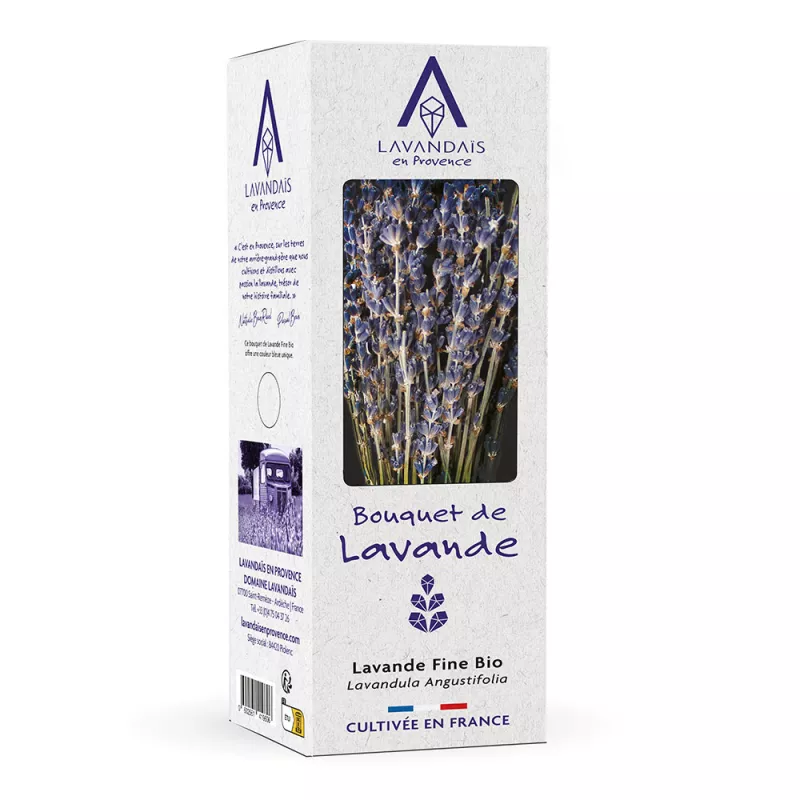 Bouquet de Lavande Fine avec Boîte