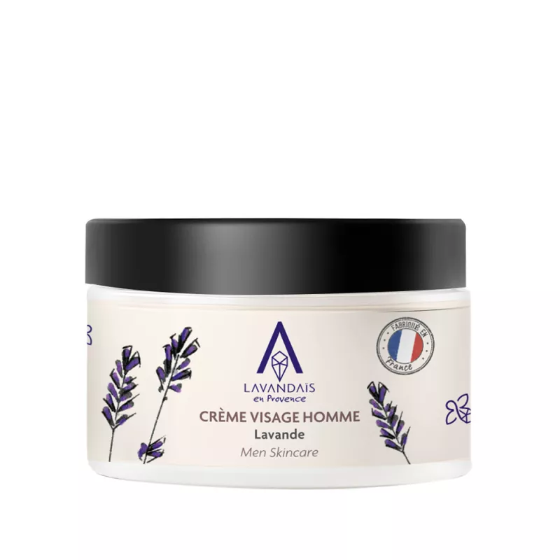 Crème Visage Homme Lavande - Pot 50 ml