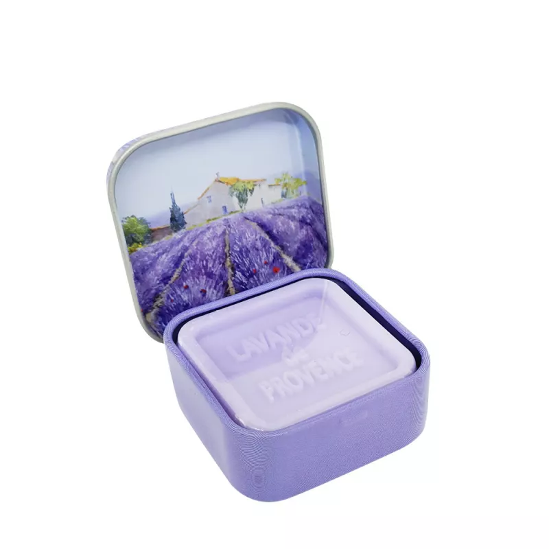Savonnette Lavande 25g – Huile essentielle & Karité | Made in France