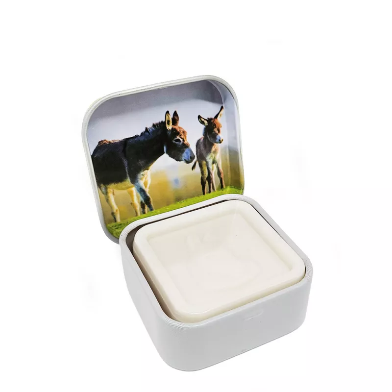 Savonnette Lait d'Ânesse 25g avec Boite