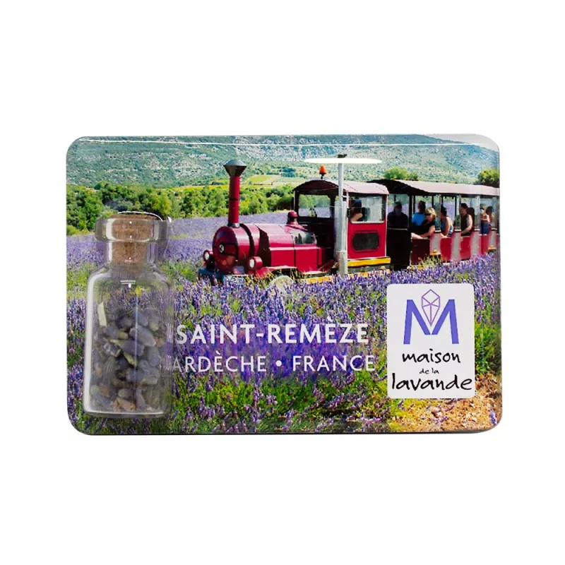 Magnet Maison de la Lavande et Train Magnet Maison de la Lavande et Train