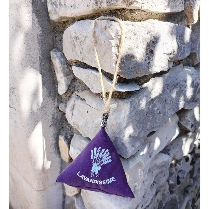 Hanging Lavender Sachet - Purple Pyramid | Shop