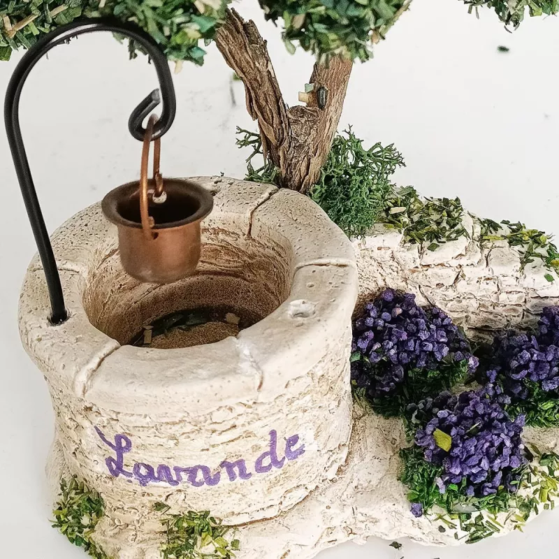 Décor de Crèche - Puits & Lavandes