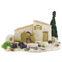 Provence Nativity Scene - Cottage