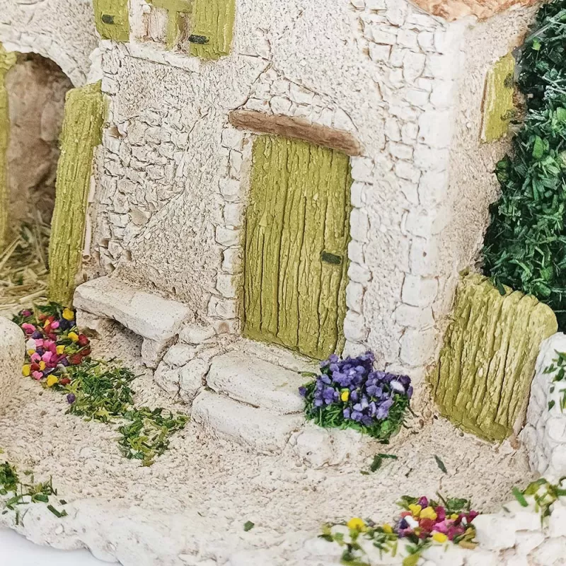 Provence Nativity Scene - Cottage