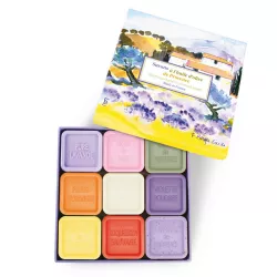 Gift Set of 9 Guest Soaps – Olive Oil & Shea Butter – Made in France