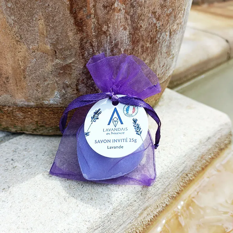 Mini Savon Coeur Lavande - Avec Organza | Boutique
