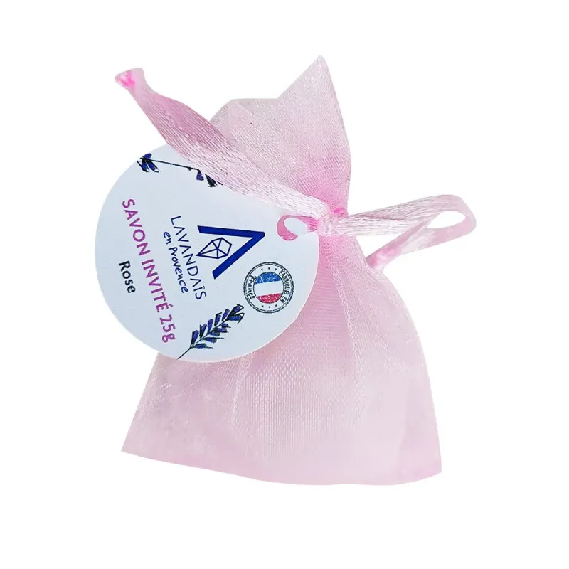 Mini Heart Soap Rose Fragrance - With organza | Shop