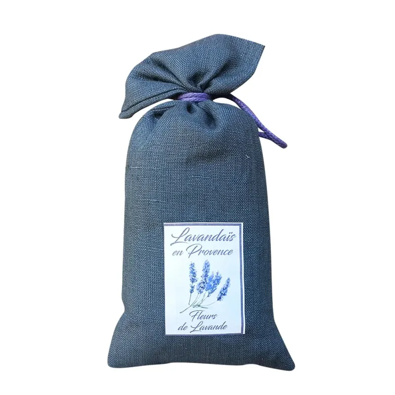 Sachet de Lavande fine Coton 40g - Gris | Boutique