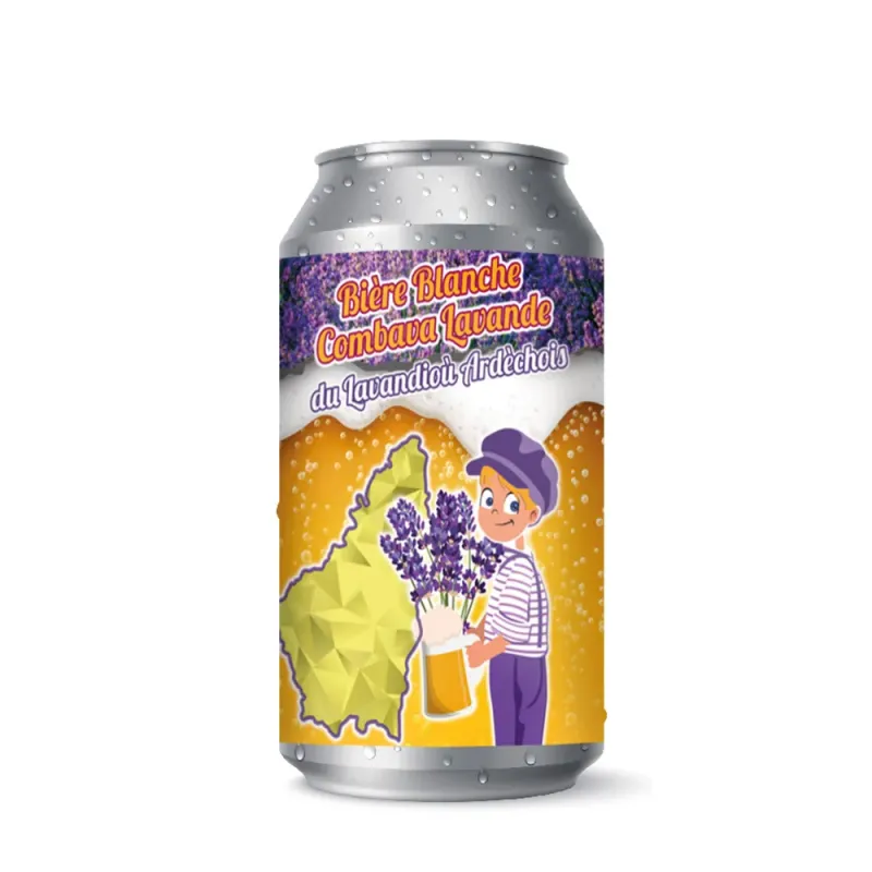 White Craft Beer – Lavender & Combava, Made in Ardèche White Craft Beer – Lavender & Combava, Made in Ardèche