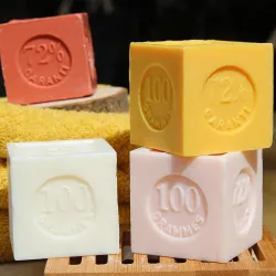 Marseille Soap Cube 100g with Donkey Milk – AFSM Certified