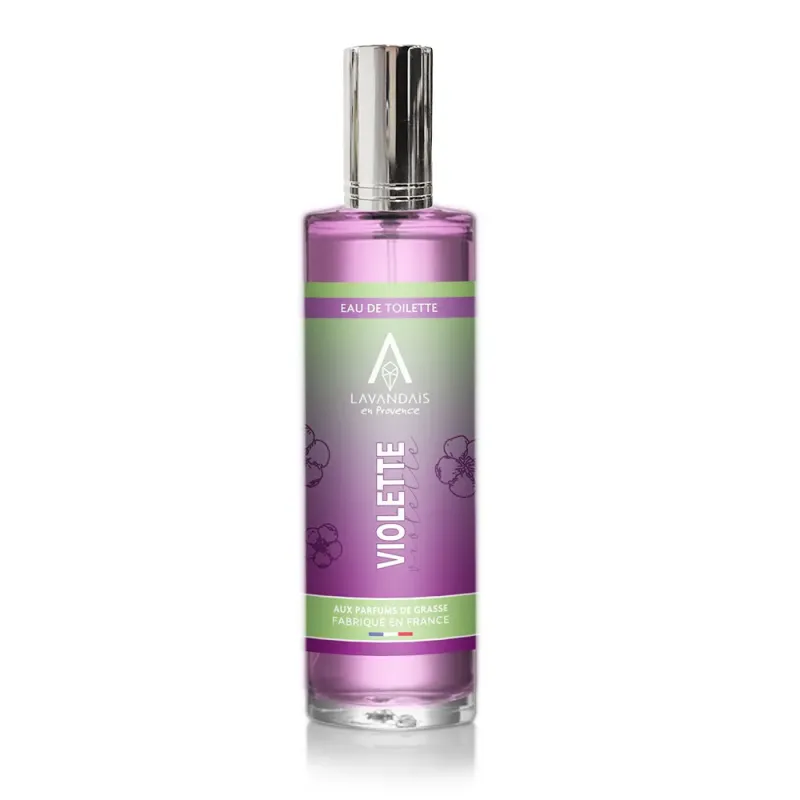 Eau de Toilette Violette – Parfum de Grasse, Notes Fleuries