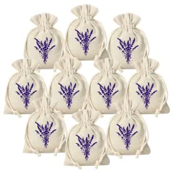 Lot de 10 sachets de Lavande - Lin & Bouquet 8x10 cm