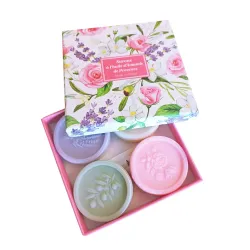 Coffret 4 savonnettes rondes 25g